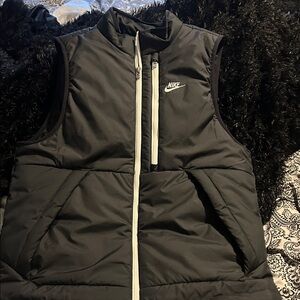 Nike Black Quilted Vest